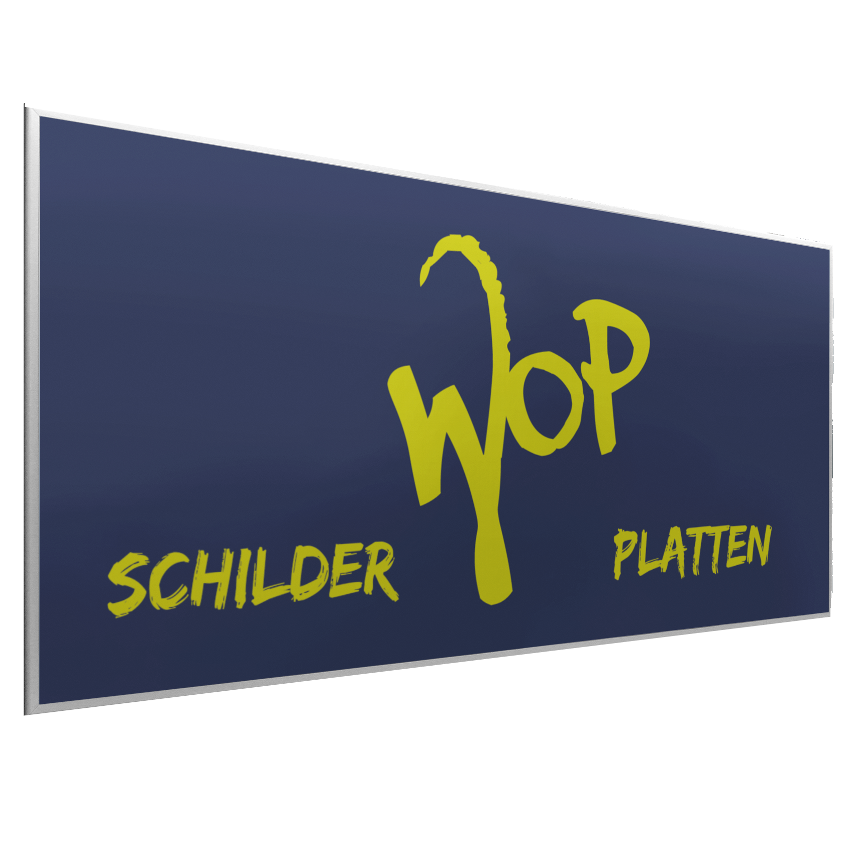 Schilder und Platten