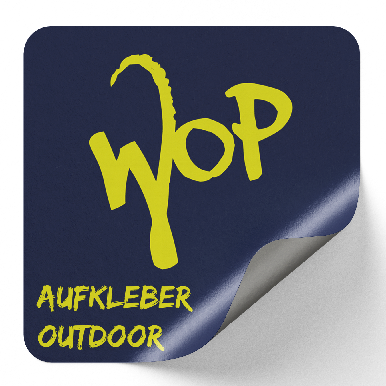 Aufkleber Outdoor - Wunschformat