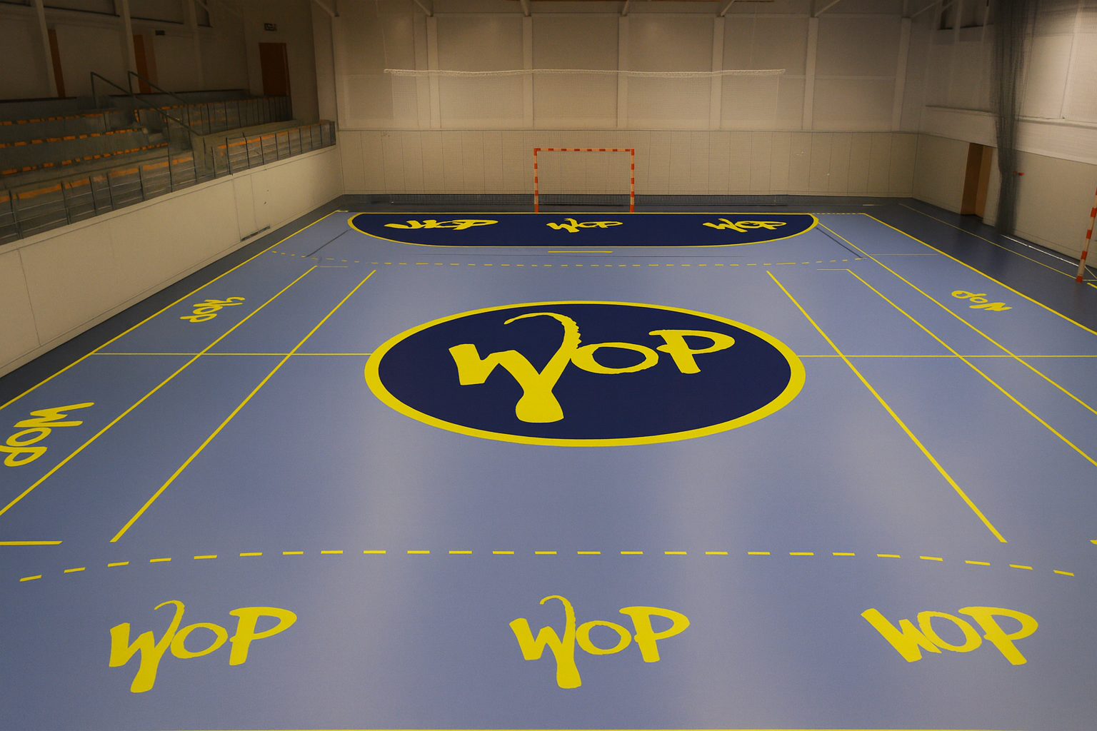 Fußbodenaufkleber-Set für Bundesliga-Handballvereine