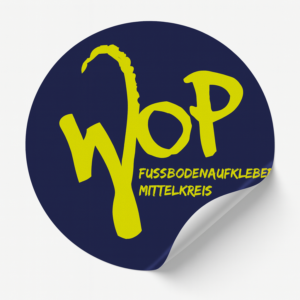 Fußbodenaufkleber ⌀ 400cm (indoor) Mittelkreis