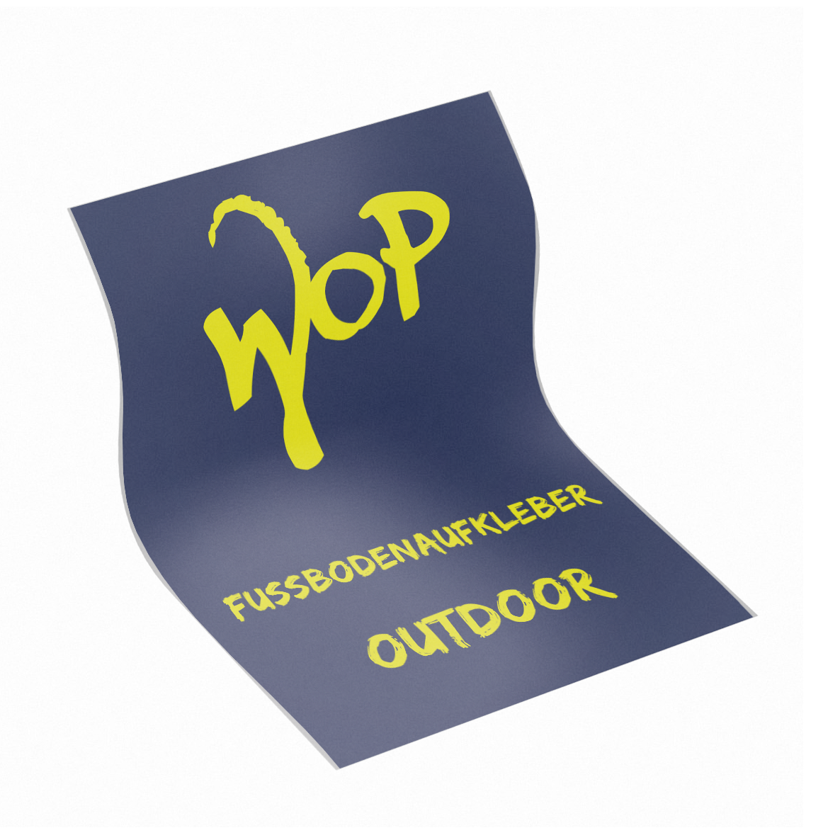 Fußbodenaufkleber Outdoor im Wunschformat