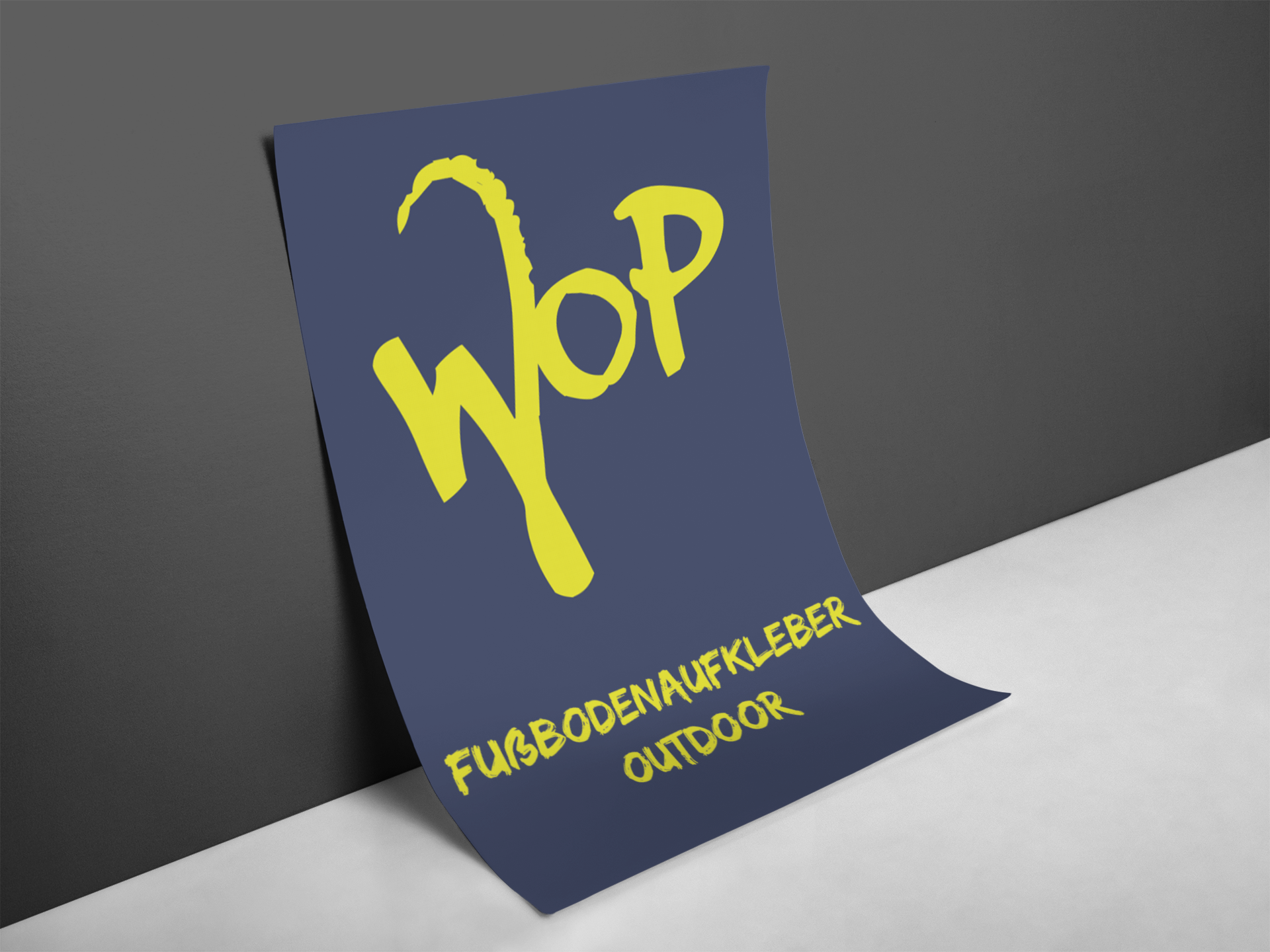 Fußbodenaufkleber Outdoor im Wunschformat